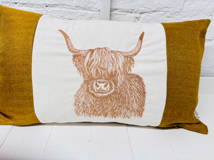 Highland Cow Cushion