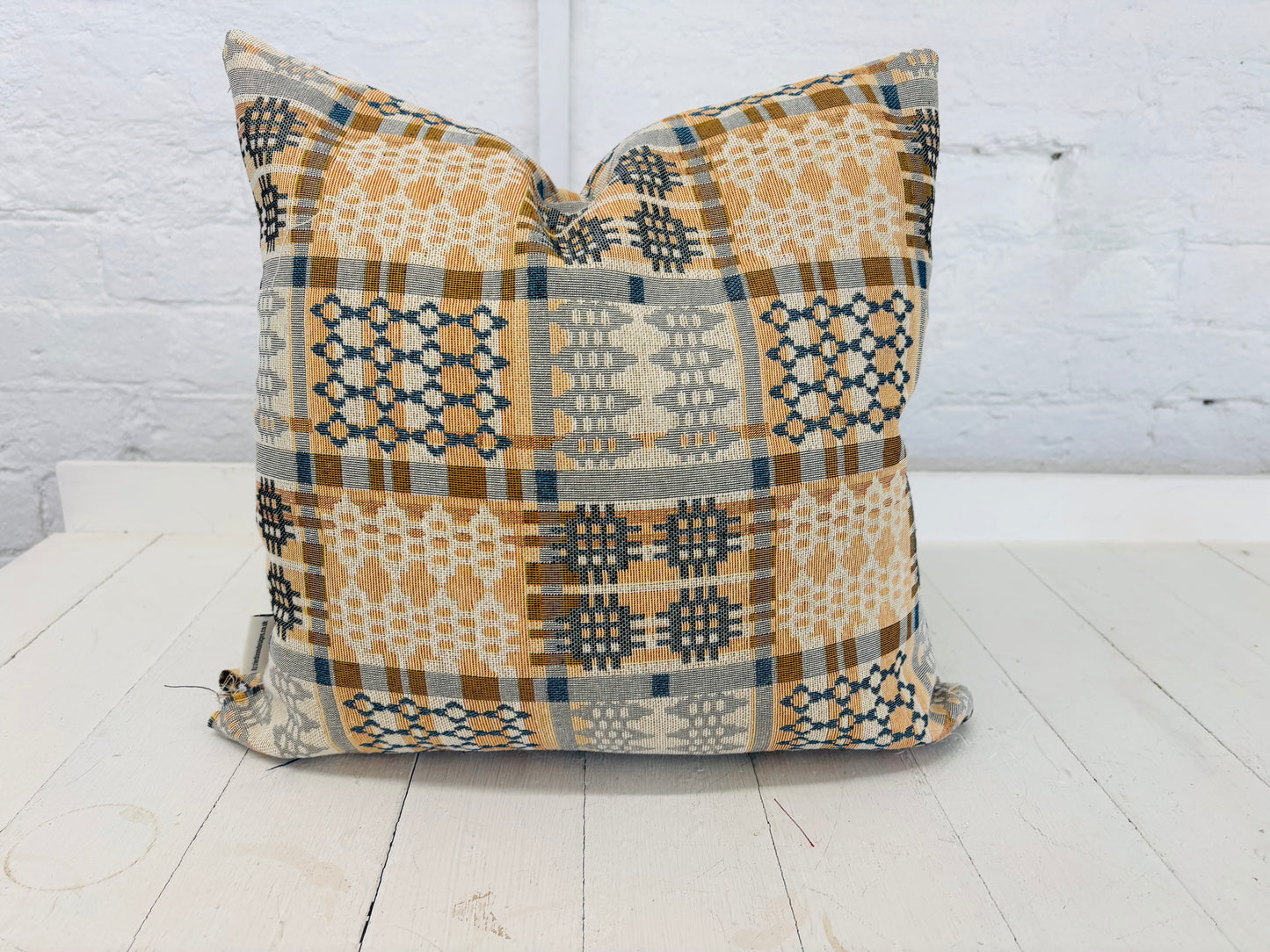 New Pastel Colours Welsh Blanket Cushion- Plain Cushion