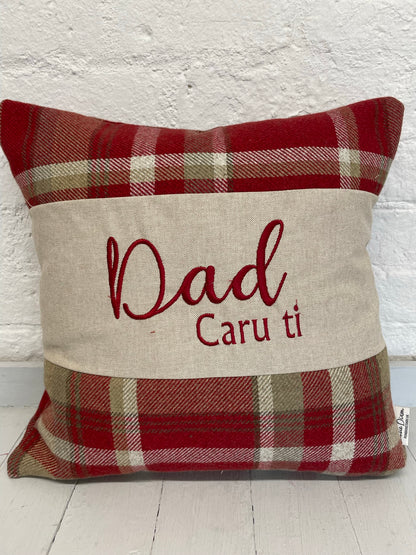 Personalised Father’s Day cushion-