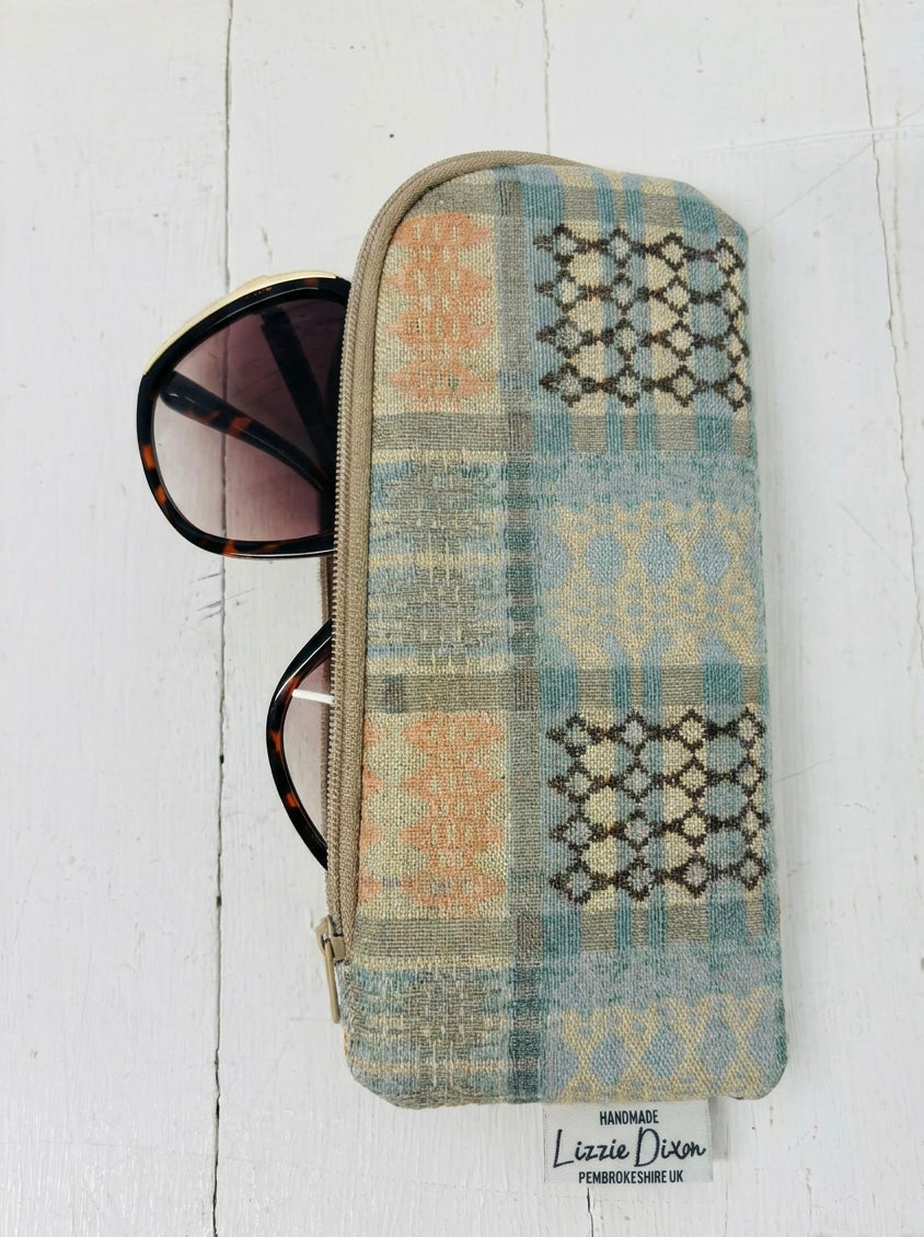 New Pastel Welsh Blanket Glasses Case