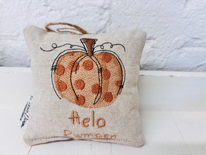 Hello Pumkin Hanging Heart Decorations.