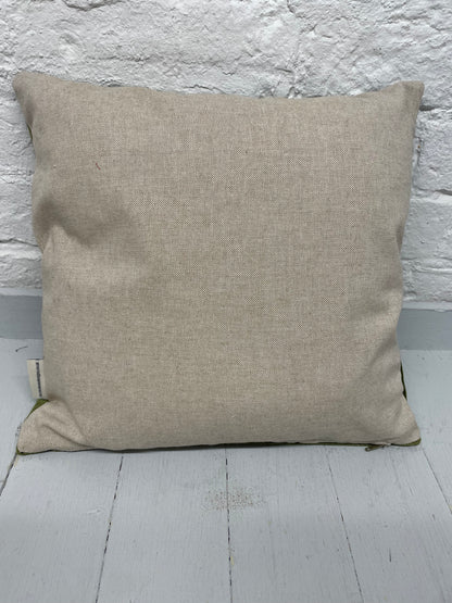 Hello Pumkin Green Velvet 12” Cushion