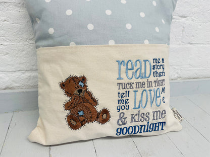 Tatty Teddy Children's Reading Book Cushion.