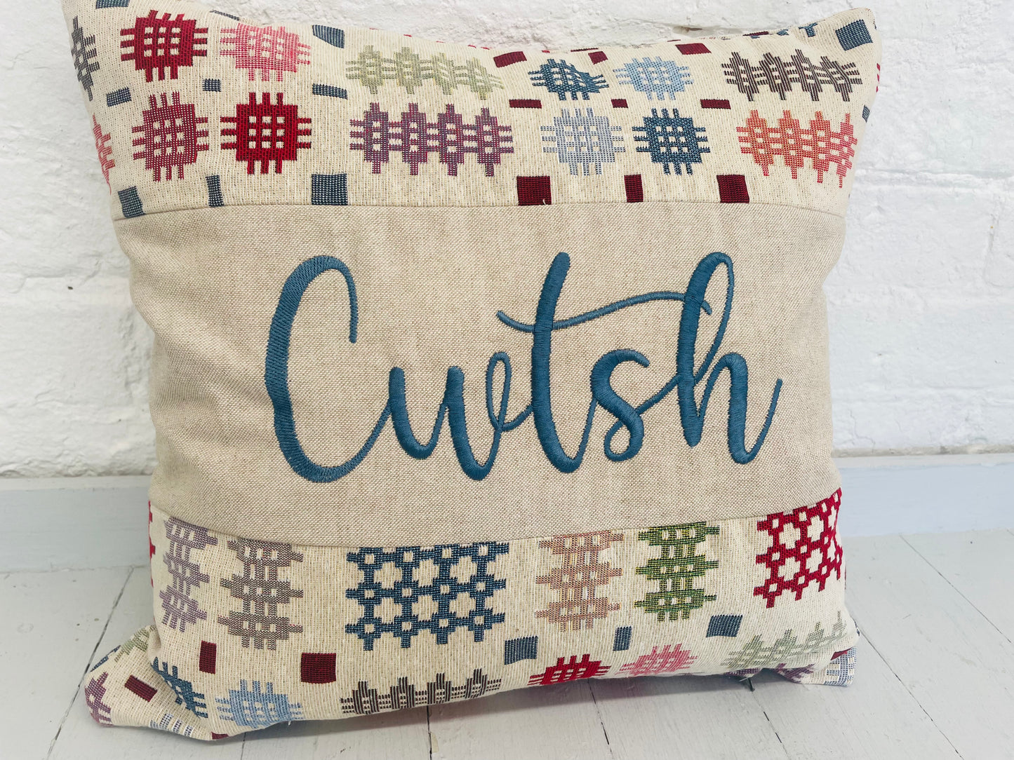 Cwtsh  Blanket style  Cushion- Square Cwtsh Panel Cushion