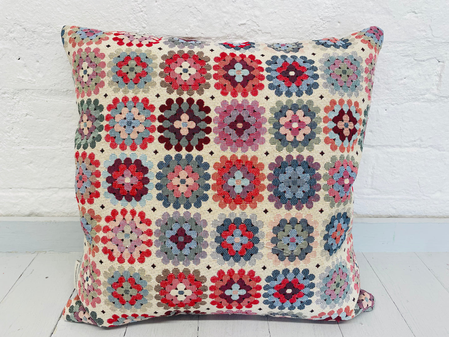 Crochet style  Cushion- Square Cushion