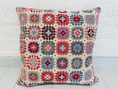 Crochet style  Cushion- Square Cushion