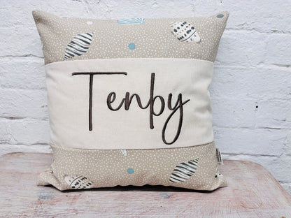 Any Place Name Square Cushion- Shell