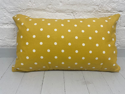 Cartref Ochre Dotty Cushion