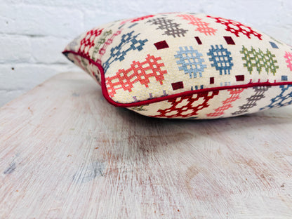 Welsh Blanket Piped Cushion