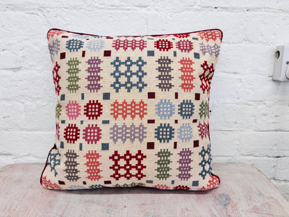 Welsh Blanket Piped Cushion