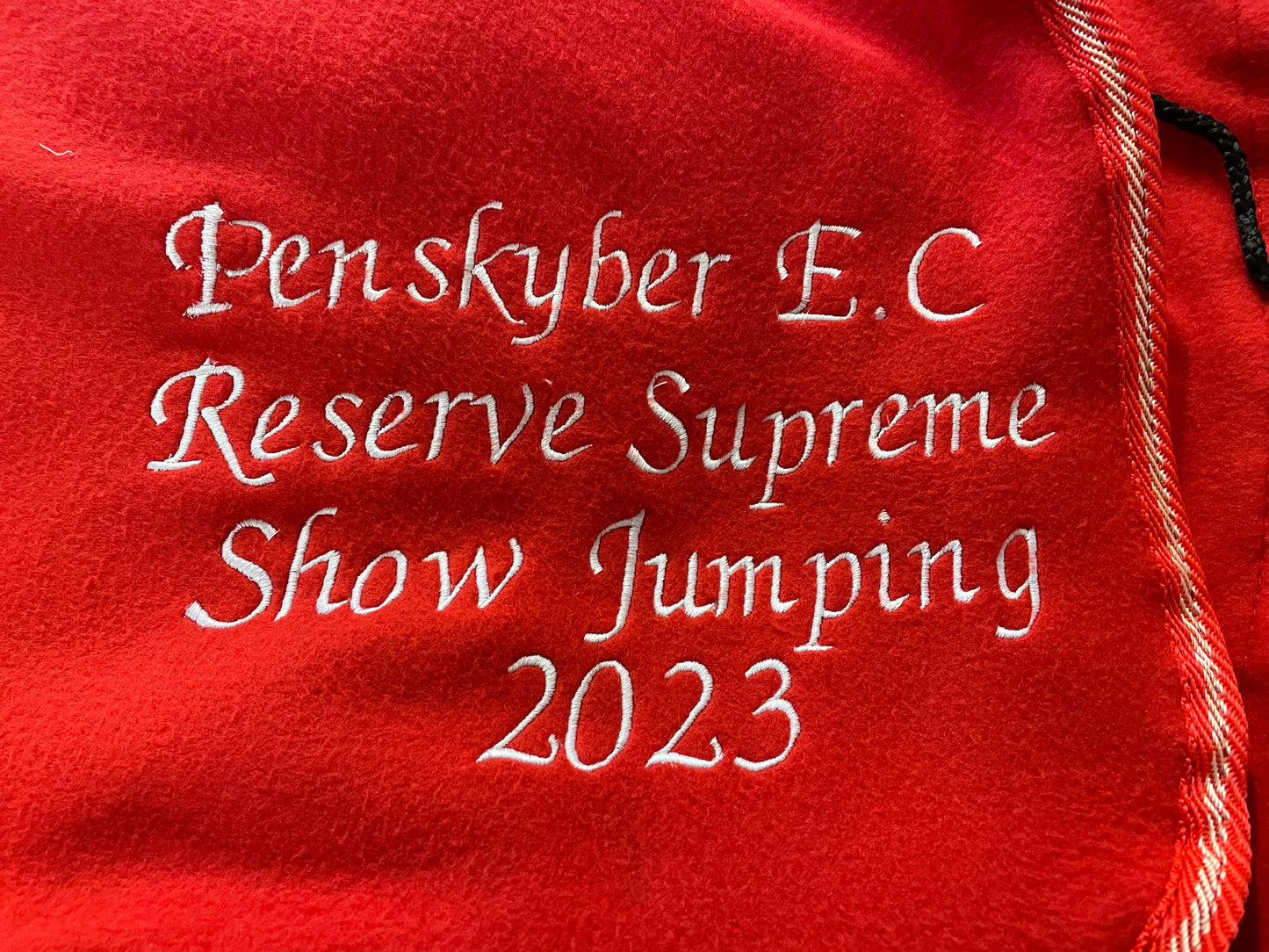 Personalised Show Fleece with Name or Logo
