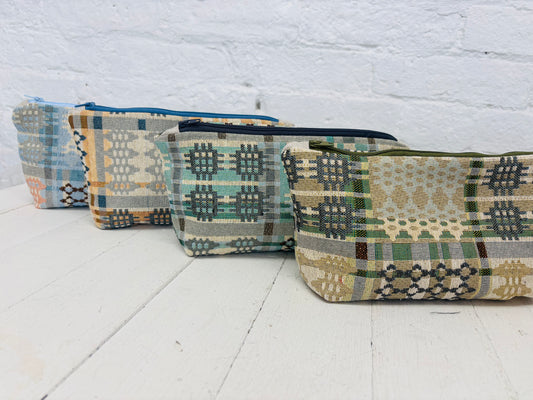 Pastel Welsh Blanket ColoursWash bag\Make up bag