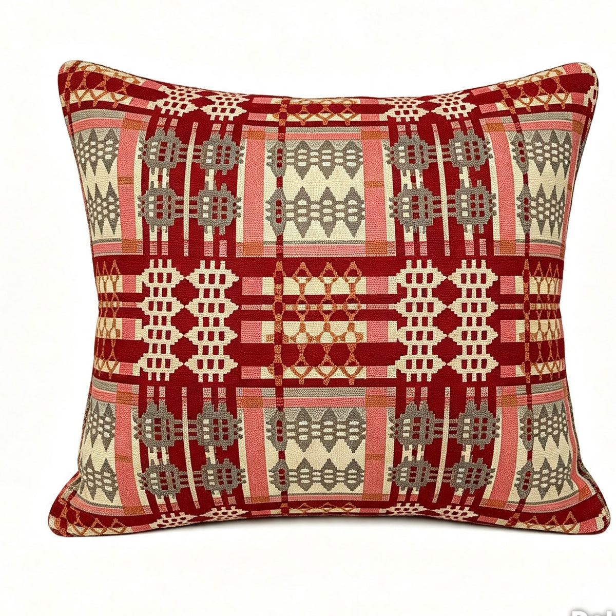Christmas Red Welsh Blanket  Cushions