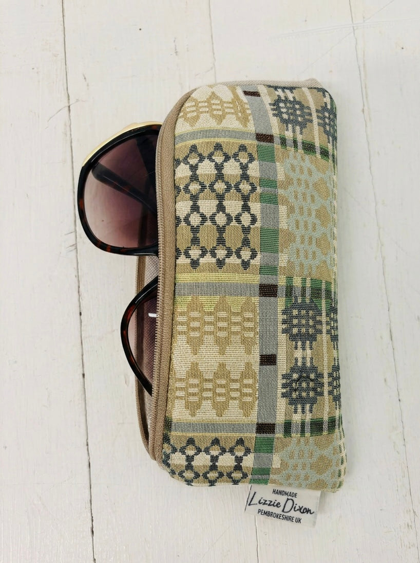 New Pastel Welsh Blanket Glasses Case