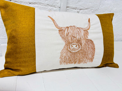 Highland Cow Cushion