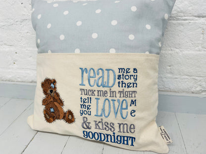 Tatty Teddy Children's Reading Book Cushion.