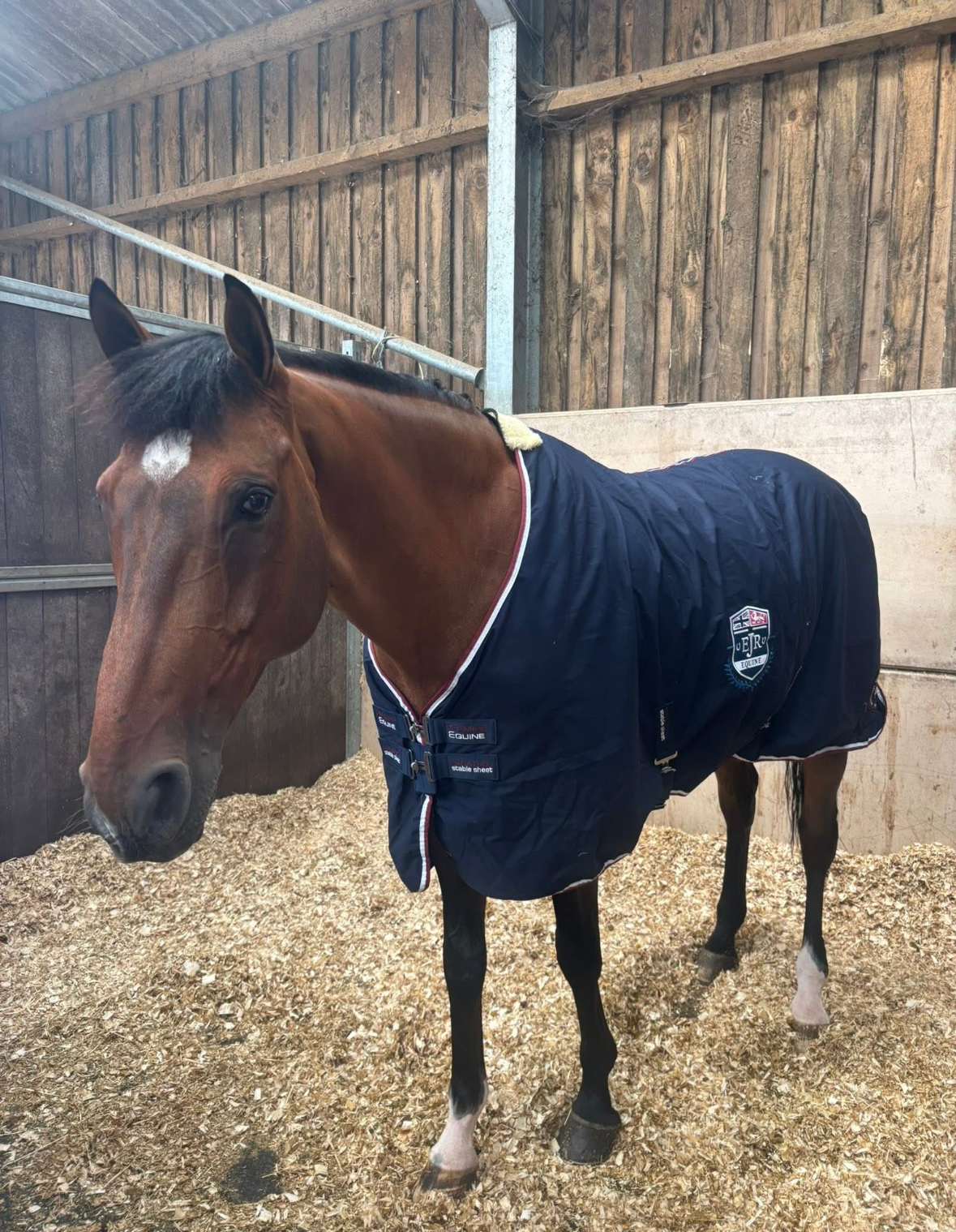 Personalised Navy Fleece  Rug- with Names or logo