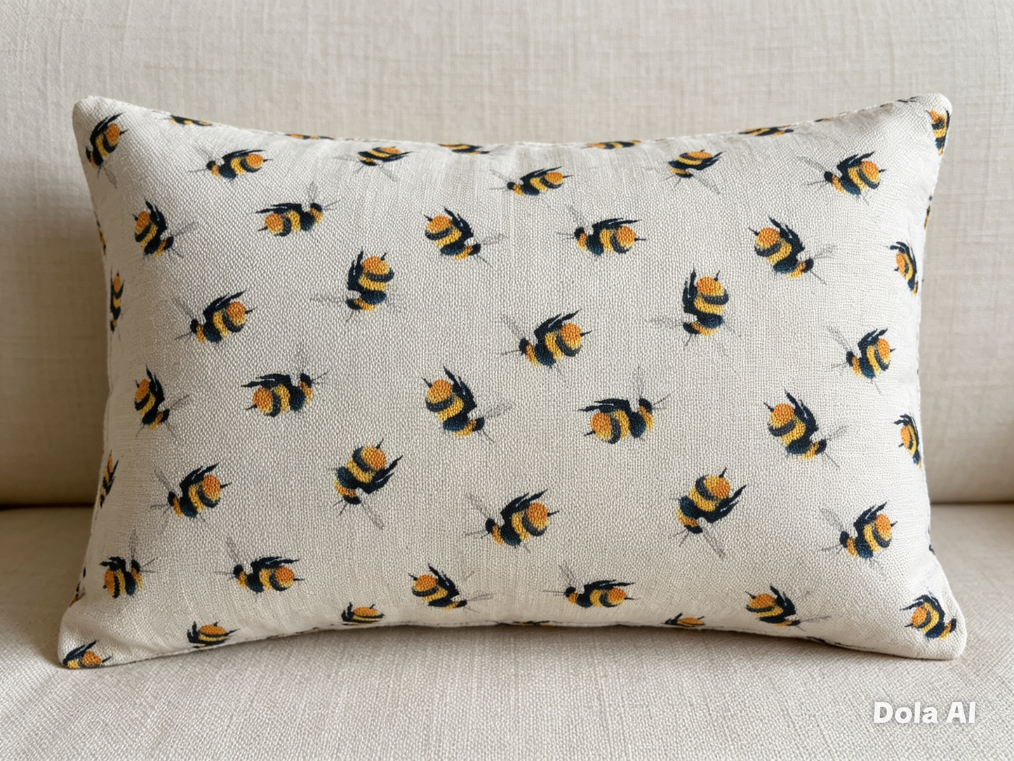 Bee fabric Coin Purse