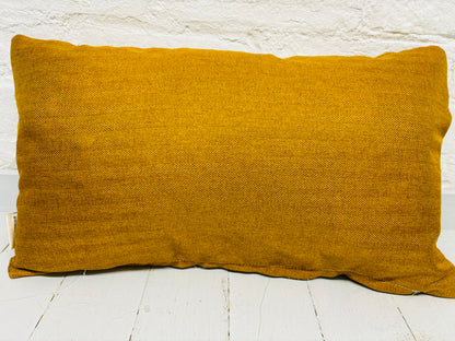 Mustard Tweed Scatter Cushion- Autumnal Cushion