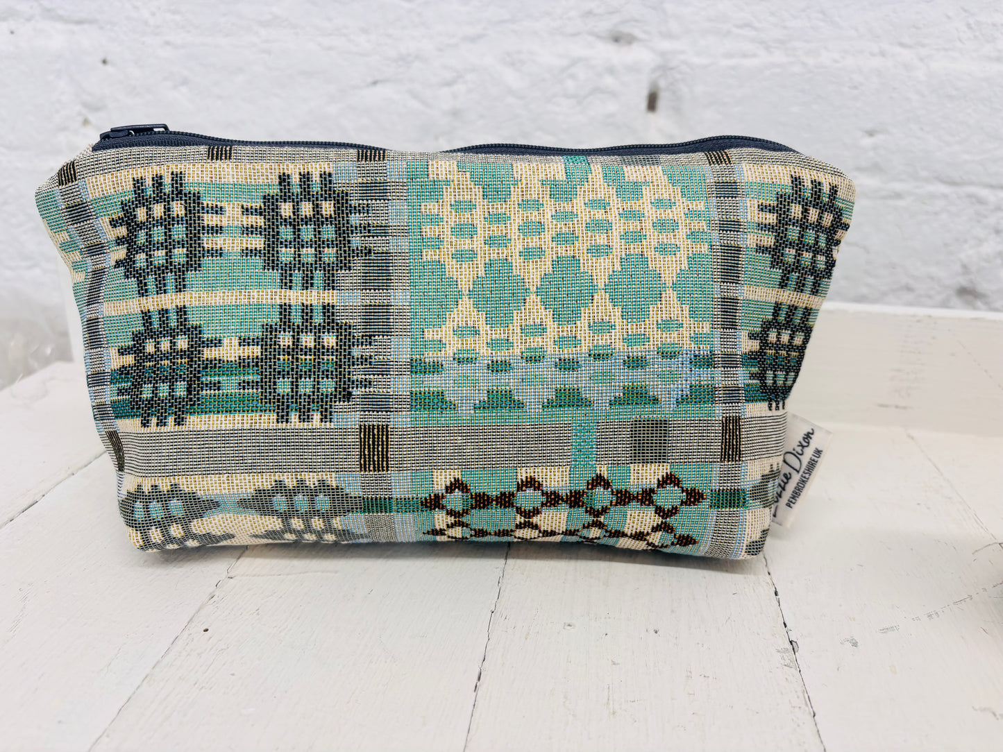 Pastel Welsh Blanket ColoursWash bag\Make up bag