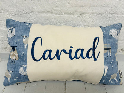 Cariad Cushion -Sheep in Jumpers cushion- Baa Baa Home Cushion