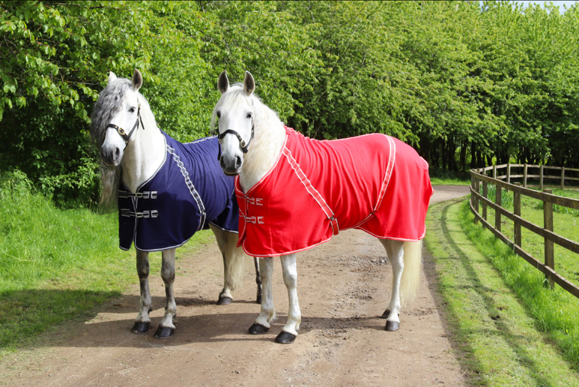 Personalised Navy Fleece  Rug- with Names or logo