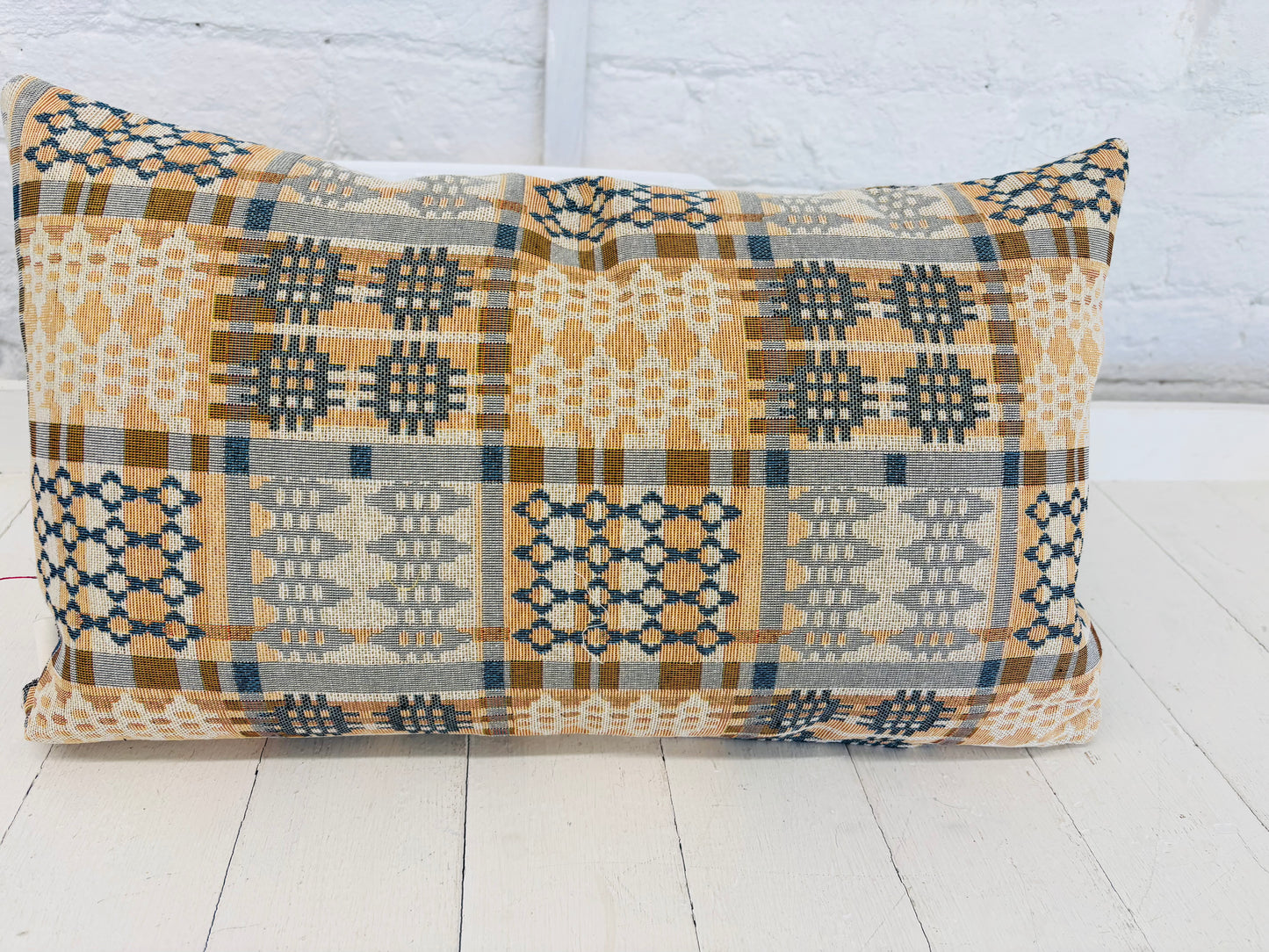 Cwtch Welsh Blanket -Rectangle Cushion