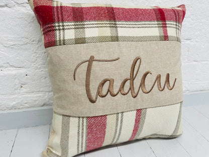 Personalised Father’s Day cushion-