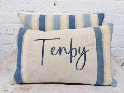 Any Place Name long Cushion-limited edition