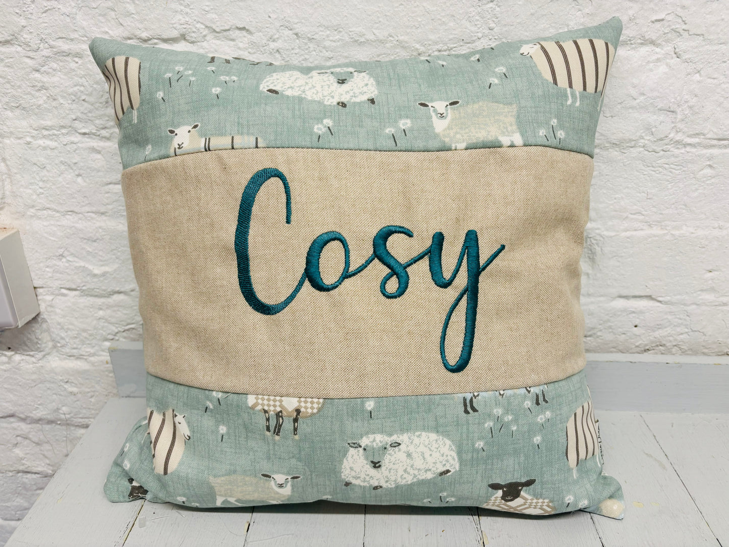 Cosy Sheep Cushion- 16" panel Cushion