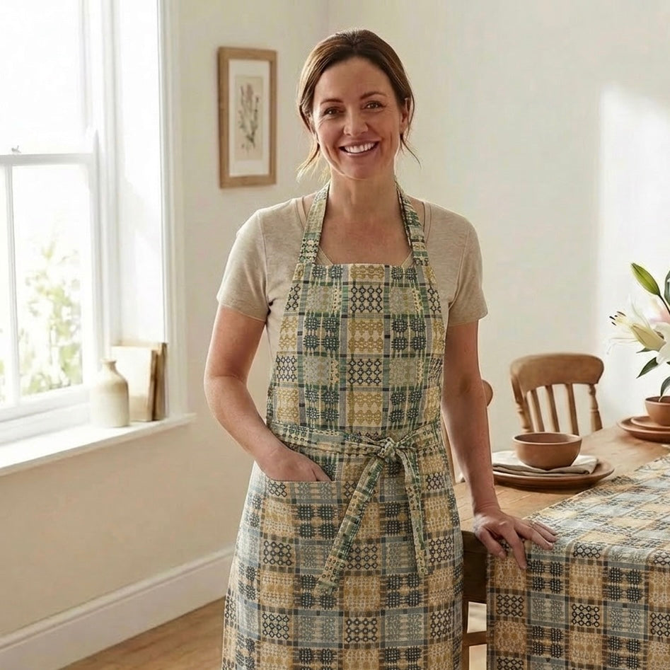 New Welsh Blanket Apron