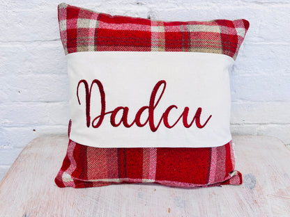 Personalised Father’s Day cushion-