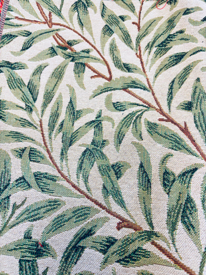 Cwtch William Morris Willow Bough Tapestry Cushion -Cwtch/Cwtsh