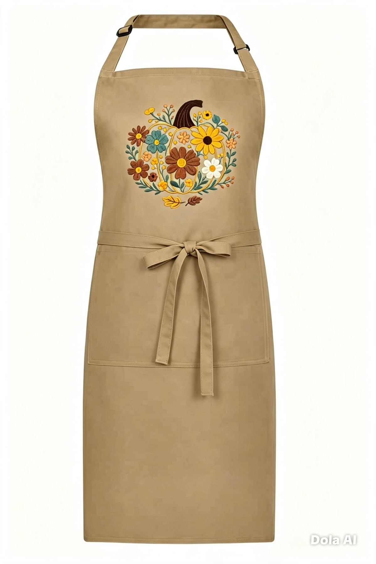 Floral Pumpkin Apron