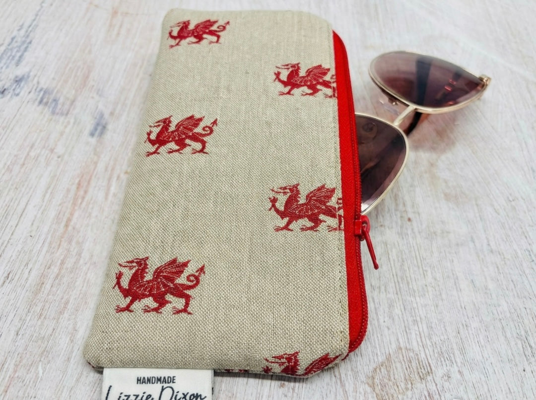 Welsh Dragon Glasses Case