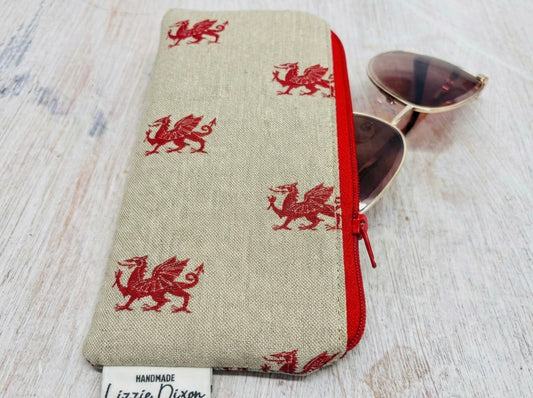 Welsh Dragon Glasses Case