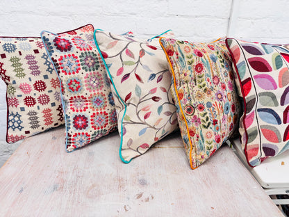 Welsh Blanket Piped Cushion