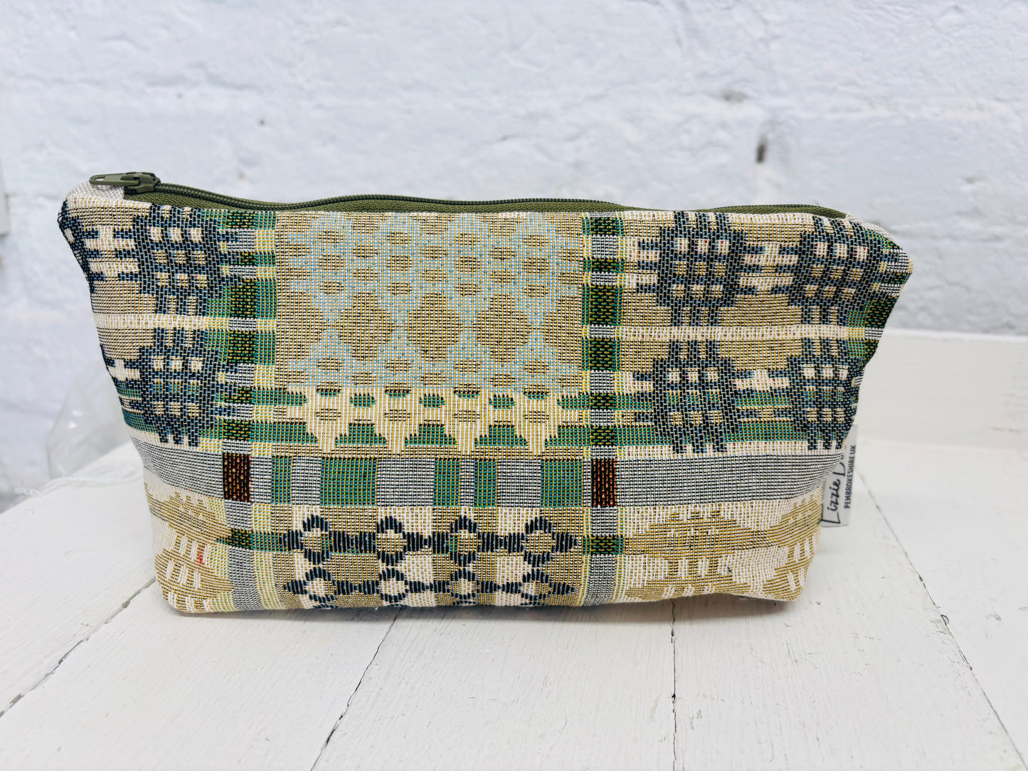 Pastel Welsh Blanket ColoursWash bag\Make up bag