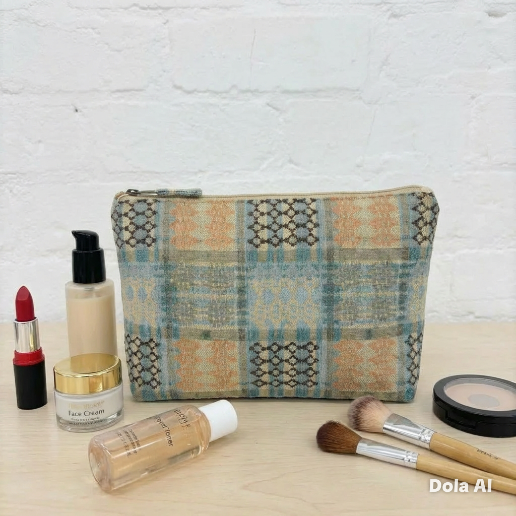 Welsh Blanket Wash bag\Make up bag