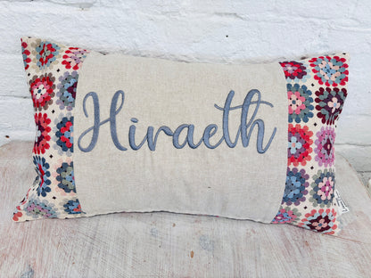 Hiraeth Crochet style Cushion-Rectangle  Cushion