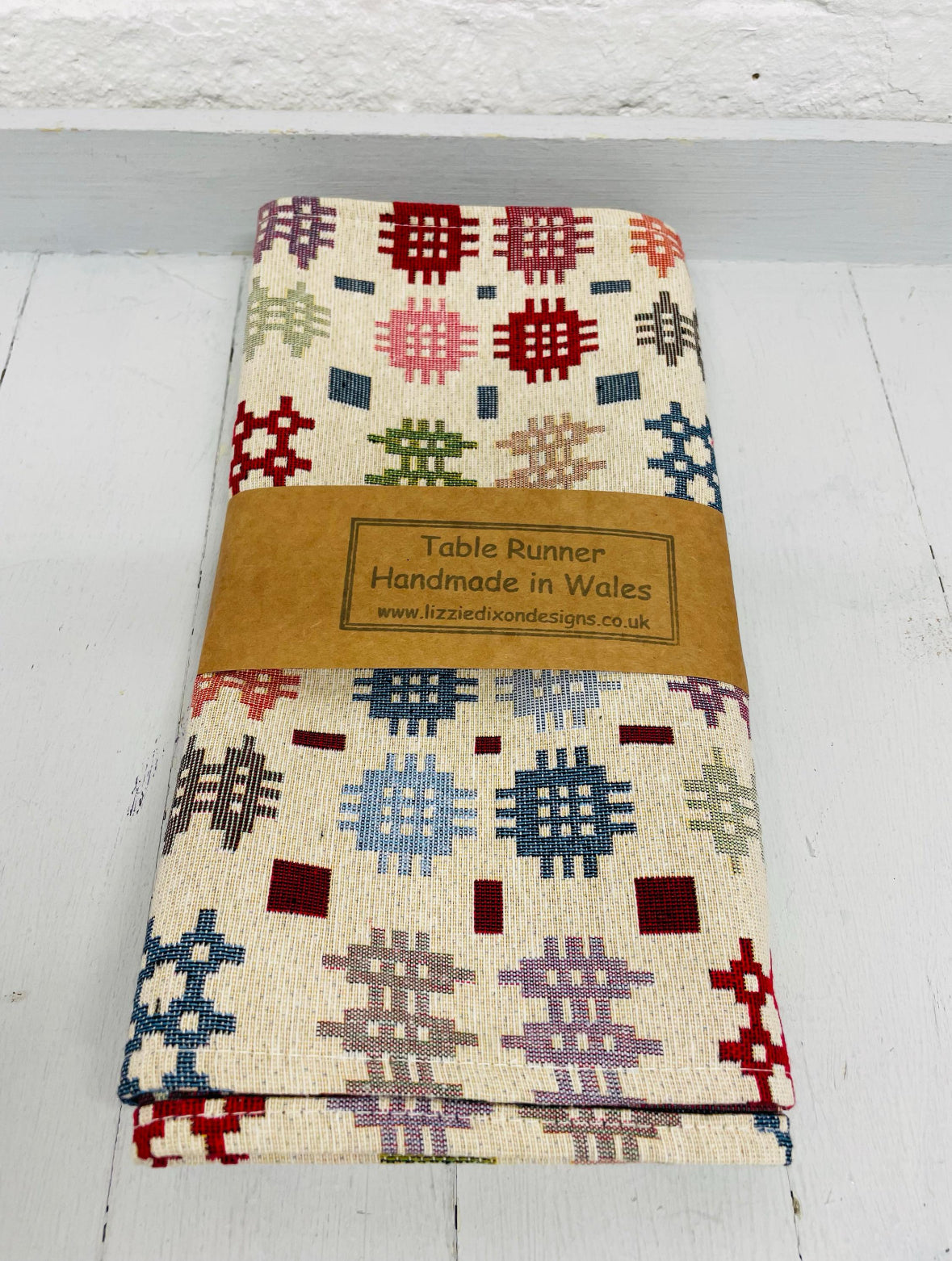 Welsh Blanket Table runner -Welsh Blanket Tapestry Table Runner