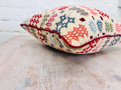 Welsh Blanket Piped Cushion