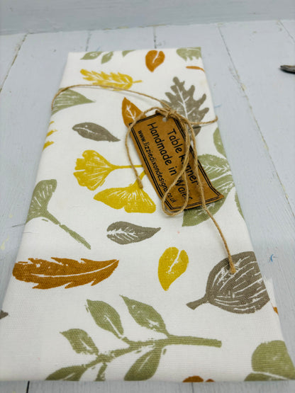 Autmn Leaf fabric Table runner -3 lengths