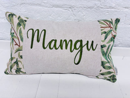 William Morris Tapestry Mother’s Gift, Personalised Cushion, Gift for Mum.