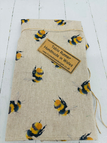 Bee Print Tea Towel