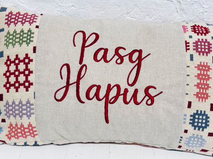 Pasg Hapus Welsh Blanket Cushion