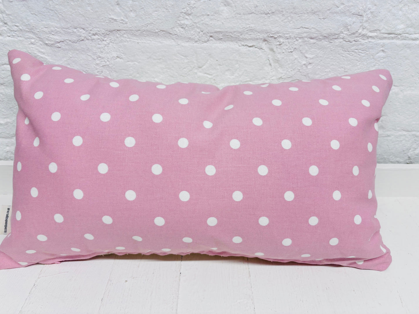 Cariad Dotty fabric  Panel Cushion- Choice of 5 Colour