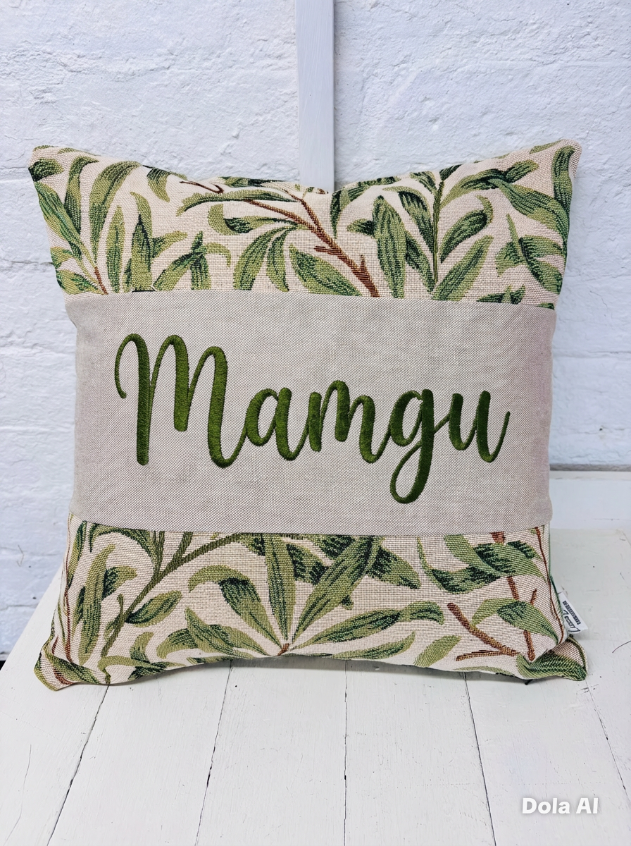 William Morris Willow Bough Tapestry Mother’s Gift, Personalised Cushion, Gift for Mum.