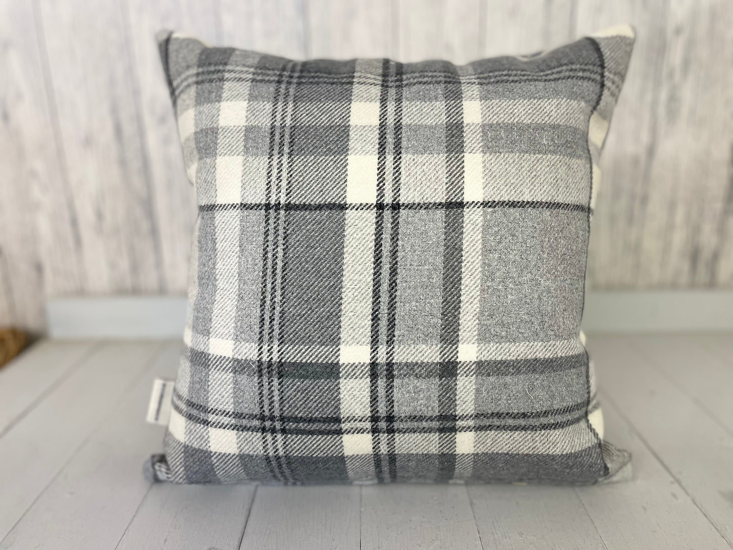 Cartref Wool Touch Square  Panel Cushion- Choice of 4 Colours