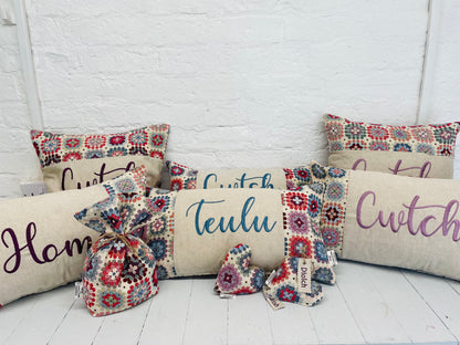 Teulu Crochet style Cushion- Teulu Cushion